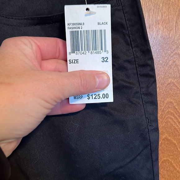 Michael Kors size 32x 34 black pants. New! - Picture 3 of 4